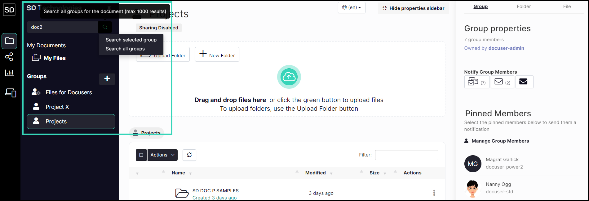 File search criteria